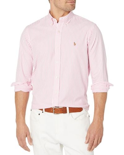 Polo Ralph Lauren Classic Fit Stretch Cotton Shirt - Pink