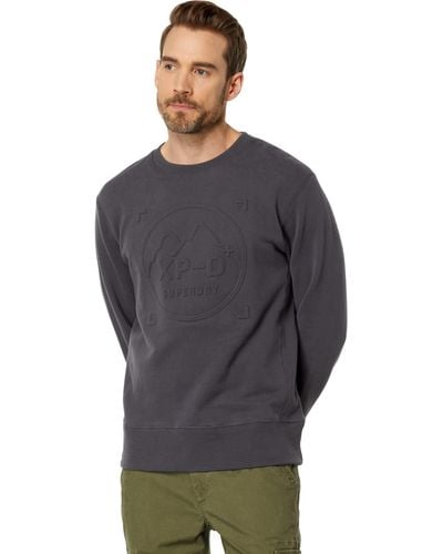 Superdry Code Xpd Loose Crew - Blue