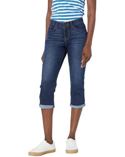 Lee Jeans Legacy Regular Fit Flex Motion Capris - Blue