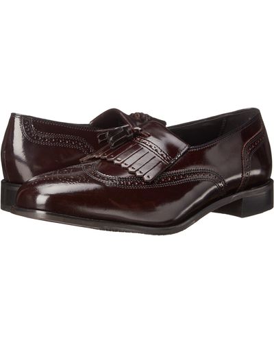 Florsheim Lexington Wingtip Tassel Slip-on (black) Men's Slip-on Dress Shoes - Purple