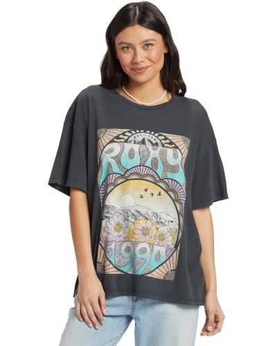Roxy Desertscape Oversized Boyfriend T-shirt - Multicolor