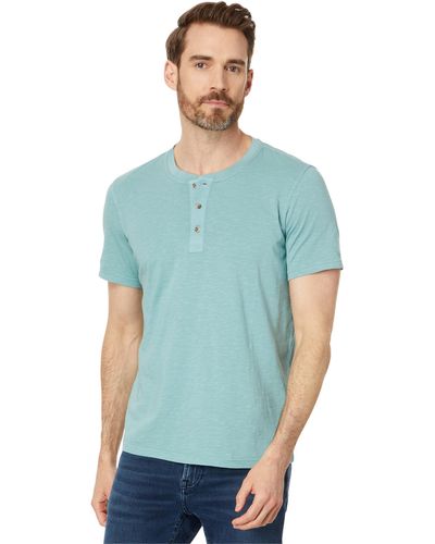 Toad&Co Primo Short Sleeve Henley - Blue