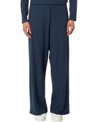 Eileen Fisher Wide Ankle Pants - Blue