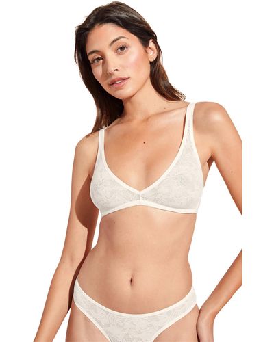 Eberjey Soft Stretch Bralette - White