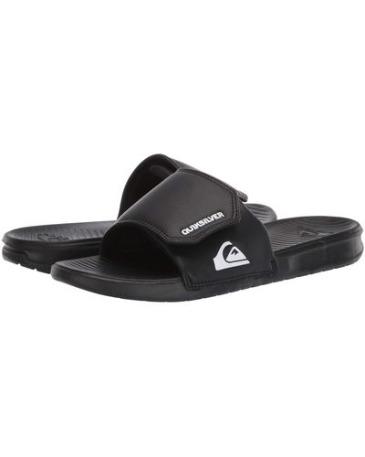 Quiksilver Bright Coast Adjustable Slides - Black