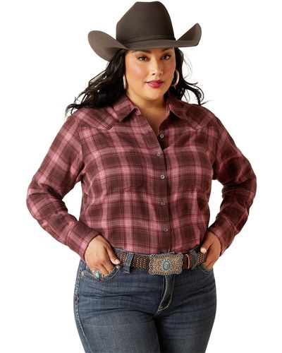 Ariat Real Billie Jean Shirt - Red