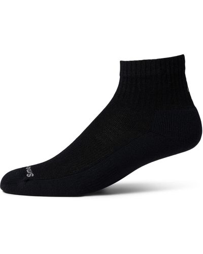 Smartwool Everyday Solid Rib Ankle Socks - Black