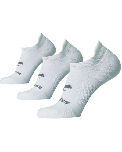 Brooks Run-in No Show Socks 3-pack - Blue