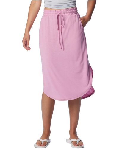 Columbia Slack Water Knit Skirt - Pink