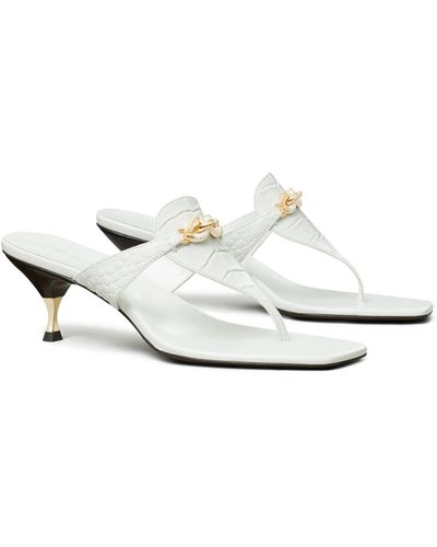 Tory Burch Jessa Heel Sandal 55mm - White