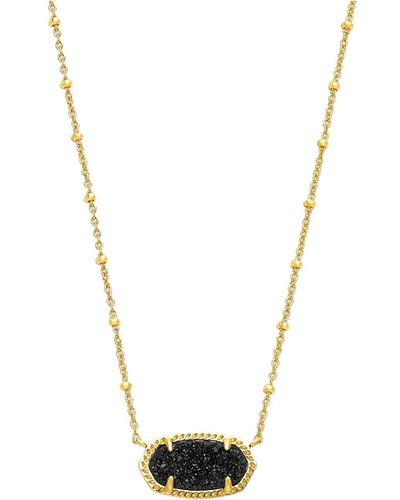 Kendra Scott Elisa Satellite Short Necklace - Black