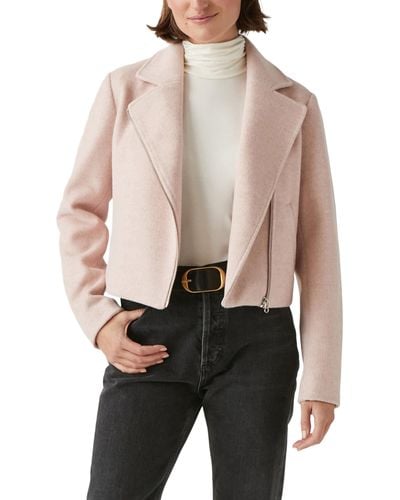 Michael Stars Amelia Moto Jacket - Natural