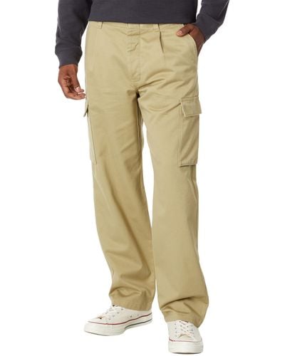 Madewell Pleated Cargo Pants - Natural