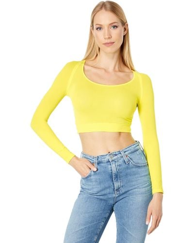 Spanx Long Sleeve Arm Tights Layering Piece, Opaque - Yellow