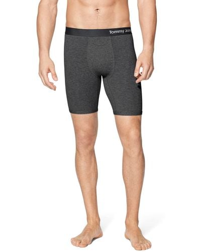 Tommy John Cool Cotton Boxer Brief 8 - Gray