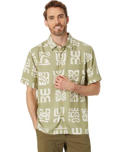 Quiksilver Channel Paddle Short Sleeve Shirt - Green