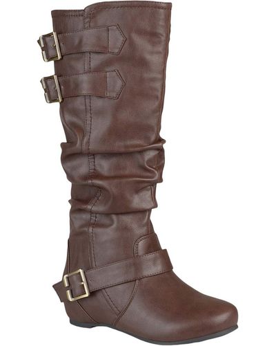 Journee Collection Tiffany Boot - Brown