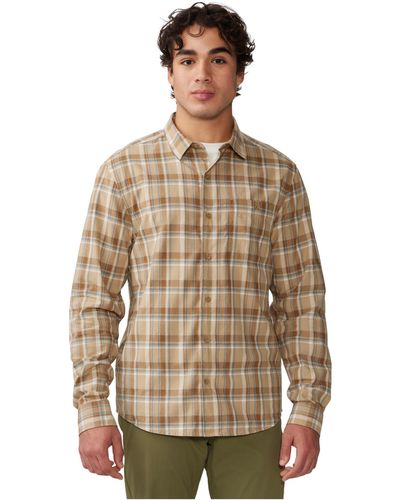 Mountain Hardwear Big Cottonwood Canyon Long Sleeve Shirt - Brown