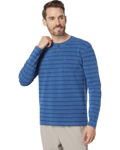 Johnnie-o Woodway Striped Sweater - Blue