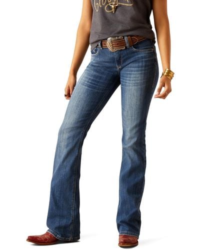 Ariat Perfect-rise Annie Bootcut Jeans In Malaysia - Blue