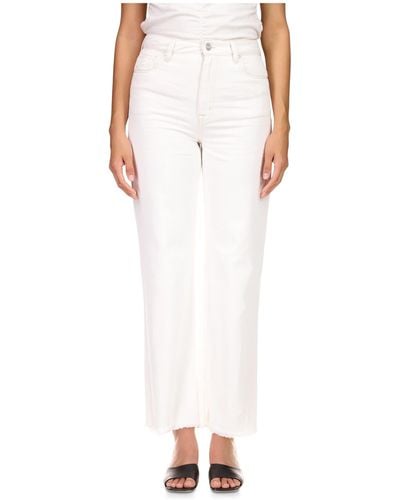 Sanctuary Flashback Wide Leg Jeans - White