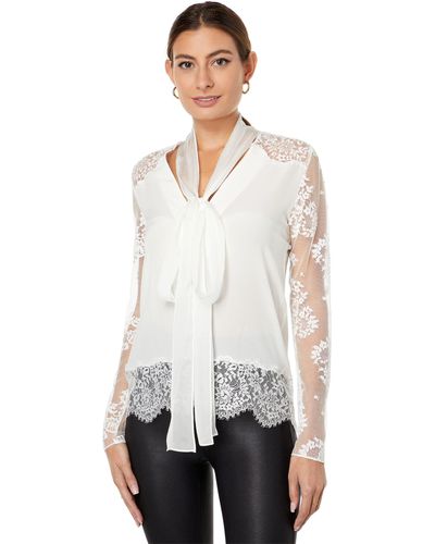 Faith Connexion Lace Laval Top - White