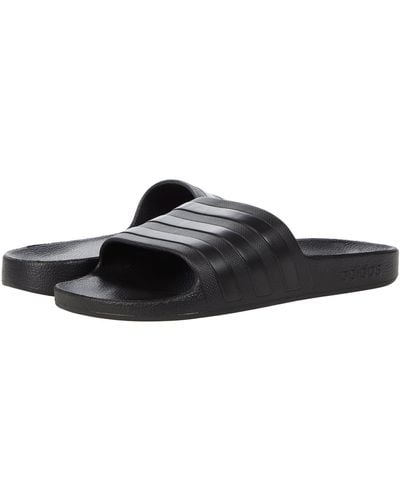 adidas Adilette Aqua Slides - Black