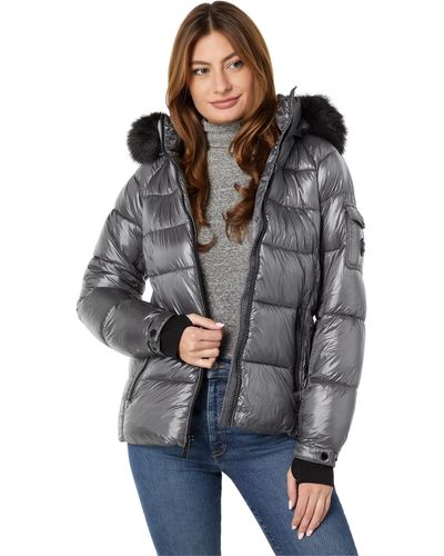 Michael Kors Womens Hooded Quilted Down Puffer Coat  Macys