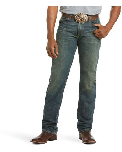Ariat M4 Low Rise Bootcut Jeans In Silverton - Blue