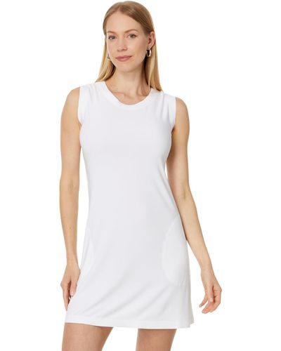 Norma Kamali Sleeveless Swing Mini Dress - White