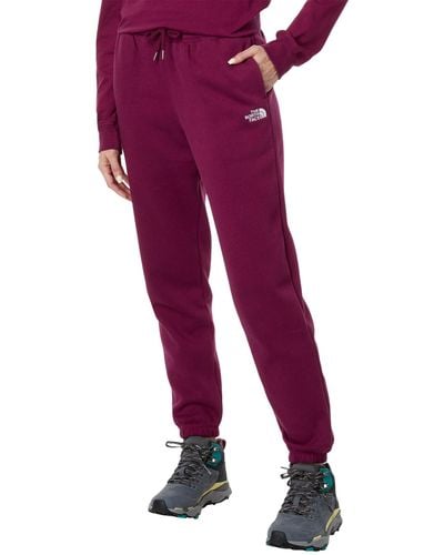 The North Face Half Dome Fleece Sweatpants - Purple
