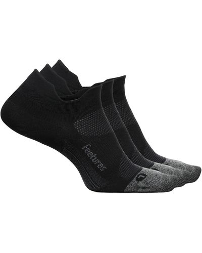 Feetures Elite Ultra Light No Show Tab 3-pair Pack - Black