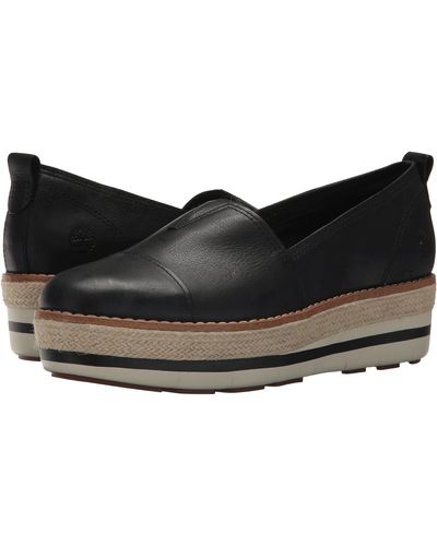 Timberland Emerson Point Slip-on (light Brown Full Grain) Women's Slip On Shoes - Black