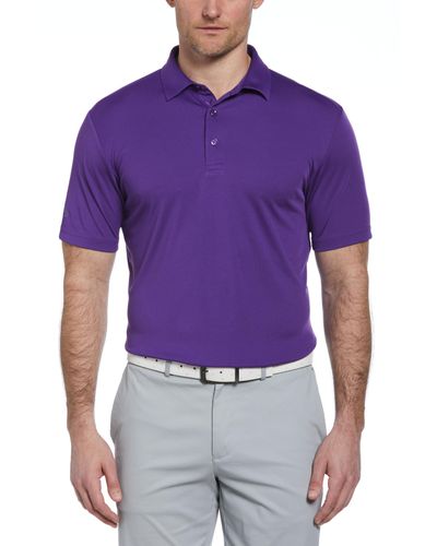 Callaway Apparel Tournament Short Sleeve Polo - Purple