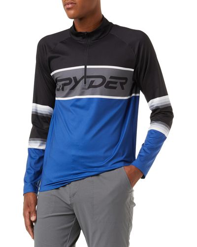 Spyder Premier Zip T-neck - Blue