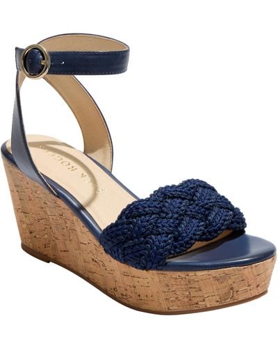Jack Rogers Dumont Woven Rope Wedge - Blue