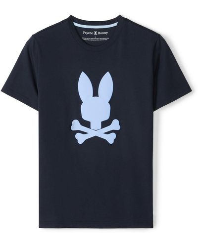 Psycho Bunny Houston Graphic Tee - Blue