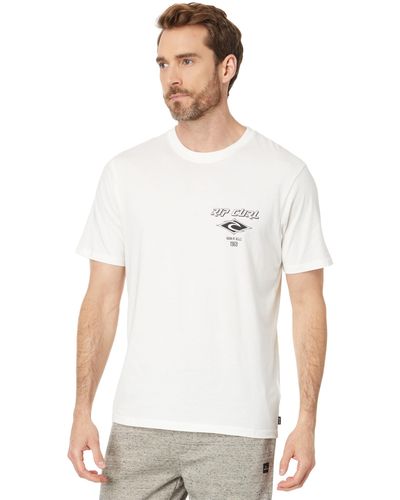 Rip Curl Fade Out Icon Short Sleeve Tee - Black