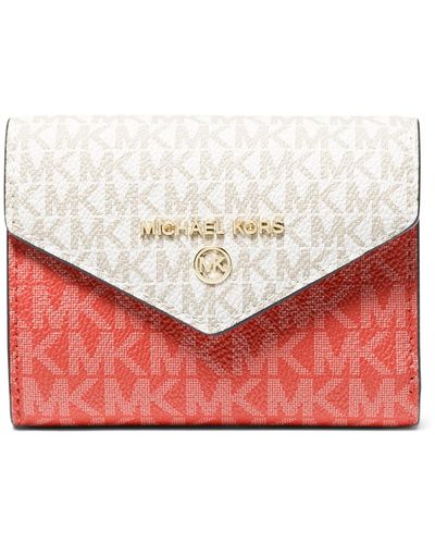MICHAEL Michael Kors Medium Envelope Trifold - Red
