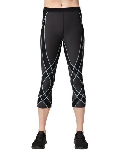 CW-X Endurance Generator Insulator Joint Muscle Support 3/4 Compression Tights - Black