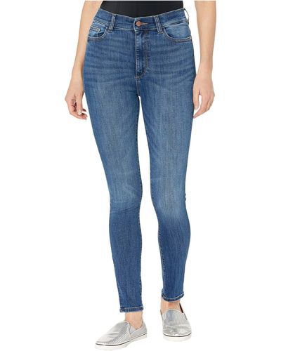 DL1961 Farrow Ankle High-rise Skinny In Rogers - Blue