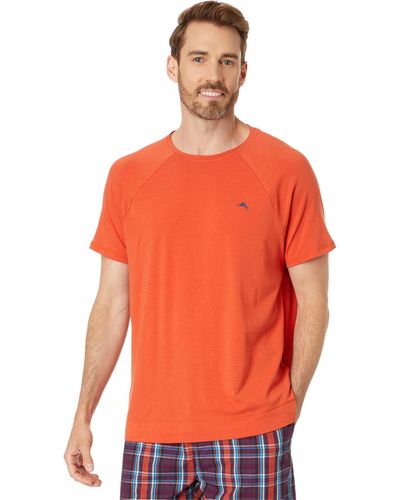 Tommy Bahama Knit Short Sleeve Top - Orange