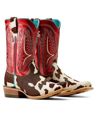 Ariat Futurity Colt Western Boots - Red
