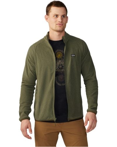 Mountain Hardwear Microchill Full Zip Jacket - Green