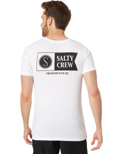 Salty Crew Alpha Standard Short Sleeve Tee - White