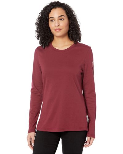 Wolverine Fire Resistant Long Sleeve Tee Shirt - Red
