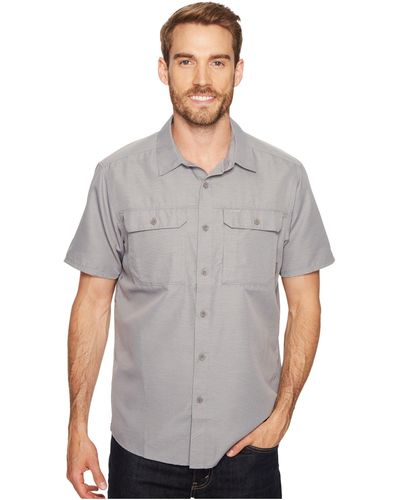 Mountain Hardwear Canyon S/s Shirt - Gray