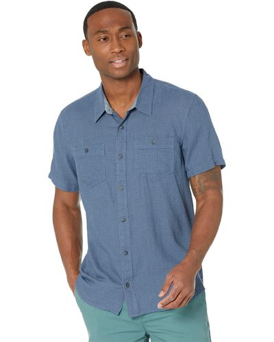 Toad&Co Honcho Short Sleeve Shirt - Blue