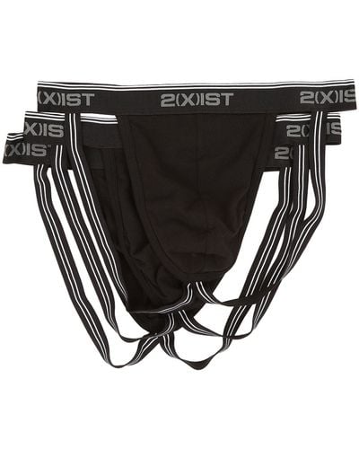 2xist 2(x)ist 3-pack Stretch Jock Strap (black) Underwear