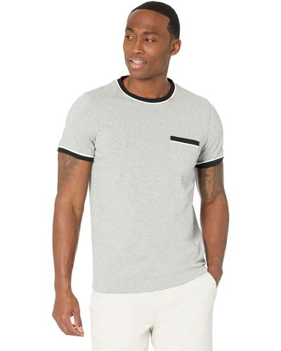 Taylor Stitch The Heavy Bag Ringer Tee - Gray